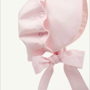 The Beaufort Bonnet Company Pink Baby Bonnet & Bloomer Set